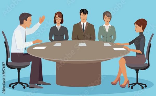 Fototapeta Negotiations-03