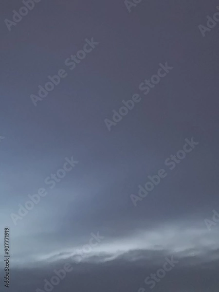 Obraz storm clouds timelapse