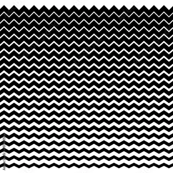 Fototapeta black and white seamless pattern grid metallic wire zig zag geometrical  texture.