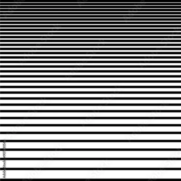 Fototapeta black and white striped background  line texture metallic horizontal line .