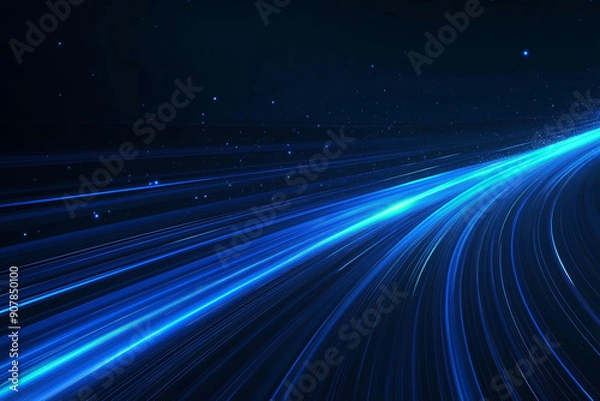 Obraz shine abstract blue background