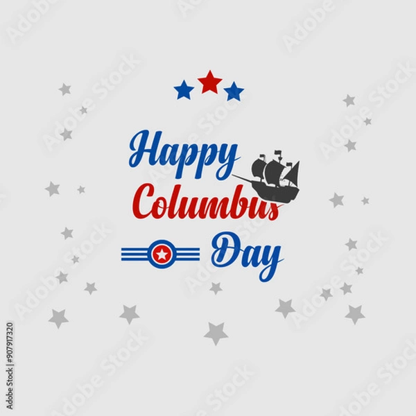 Fototapeta Columbus day Design vector
