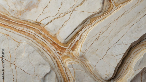 Obraz white sandstone with delicate veining and a soft texture