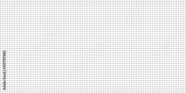 Fototapeta Dot pattern seamless background. Polka dot pattern template Monochrome dotted texture. vector ilustration
