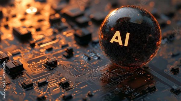 Obraz AI Generated Abstract Background