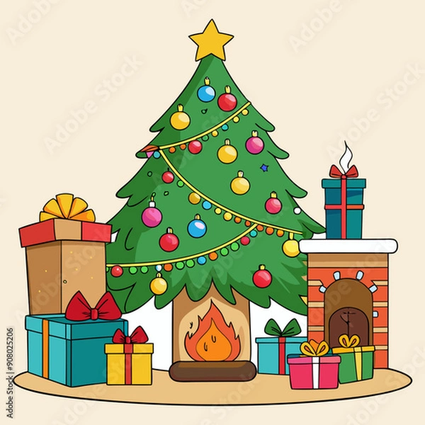 Obraz create a finely detailed vector illustration