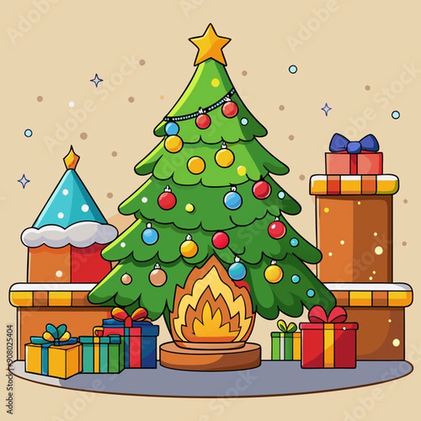 Obraz create a finely detailed vector illustration