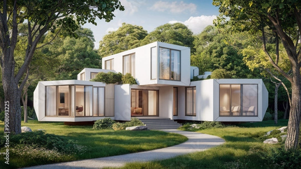 Fototapeta modular house