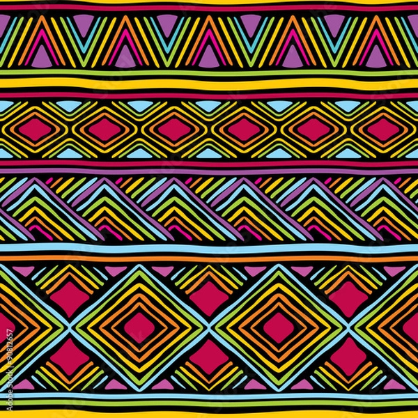 Obraz african line pattern
