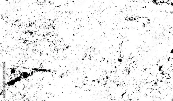 Fototapeta Grunge black and white pattern. Monochrome particles abstract texture.