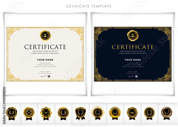 Obraz 賞状１５５（横）certificate　award　表彰状　celebration