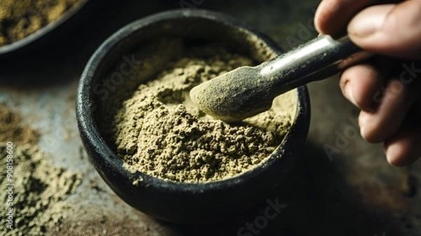Obraz Natural Kratom: Herbal Supplement in Various Forms and Uses
