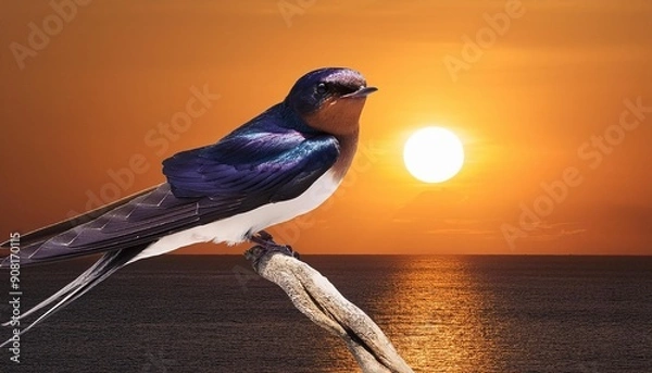 Obraz bird on the beach