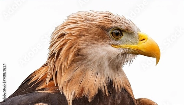 Obraz golden eagle isolated on white
