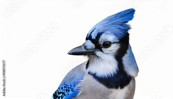 Obraz blue jay isolated on white