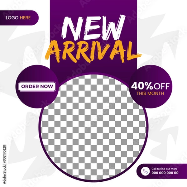 Obraz social media post design