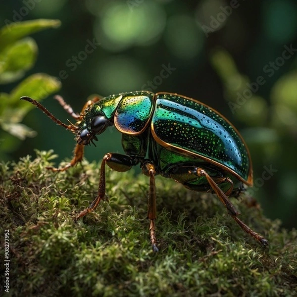 Fototapeta bug on a leaf