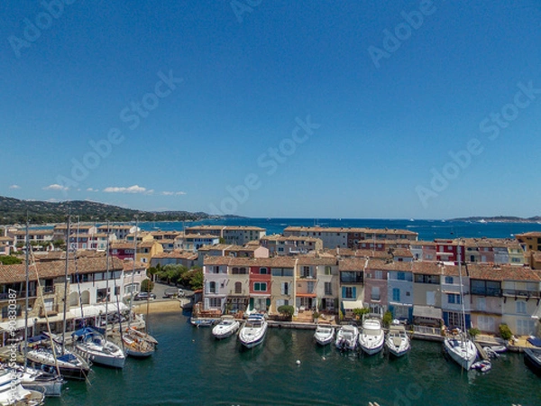 Fototapeta architecture port grimaud