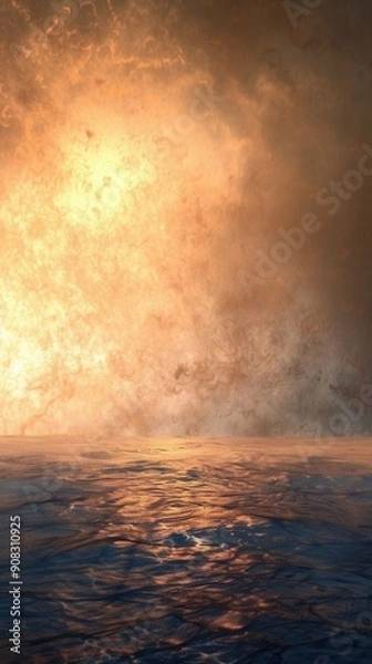 Fototapeta Clean and Minimalistic Plain Background Creator. High-Detailed Design Concept