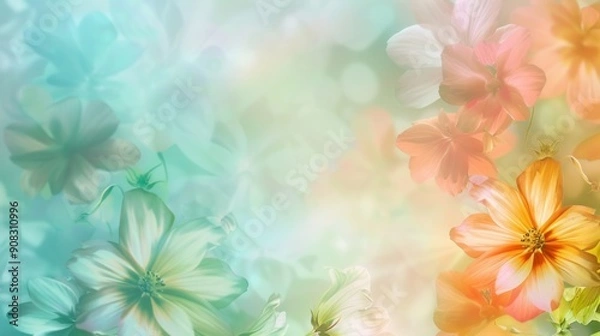 Fototapeta Elegant Gray Thank You Card Background. Minimalist and Modern Design Theme concept