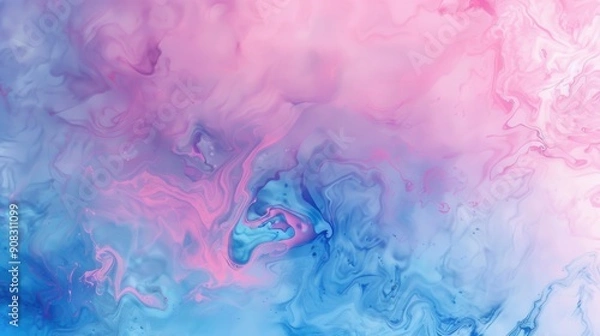 Fototapeta Soft Pastel Dream. Serene and tranquil background with subtle pink and blue tones.