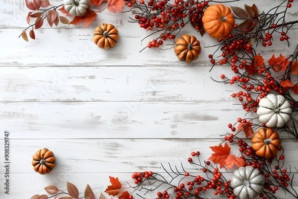 Fototapeta ハロウィンかぼちゃのフレーム