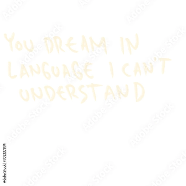 Fototapeta hand drawn lettering font typography abstract