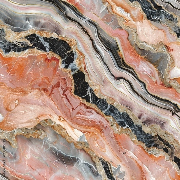 Fototapeta Abstract Swirling Marble Texture