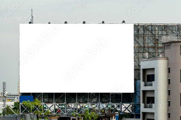 Fototapeta Blank billboard