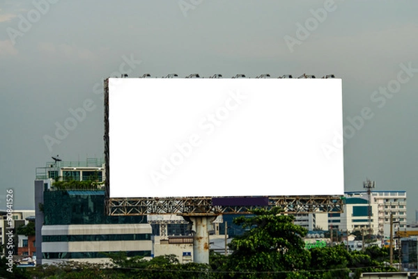 Fototapeta Blank billboard