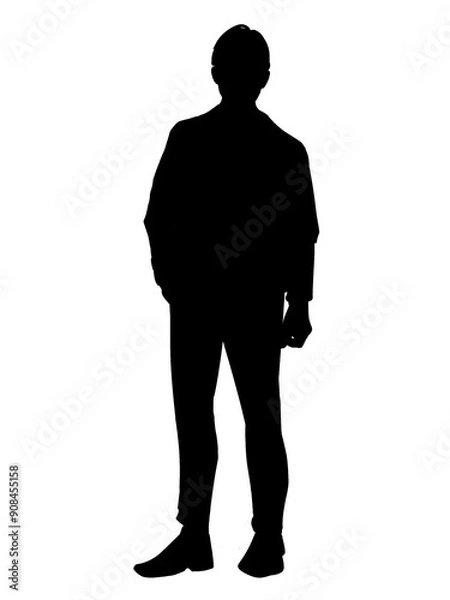 Fototapeta 男性全身シルエット