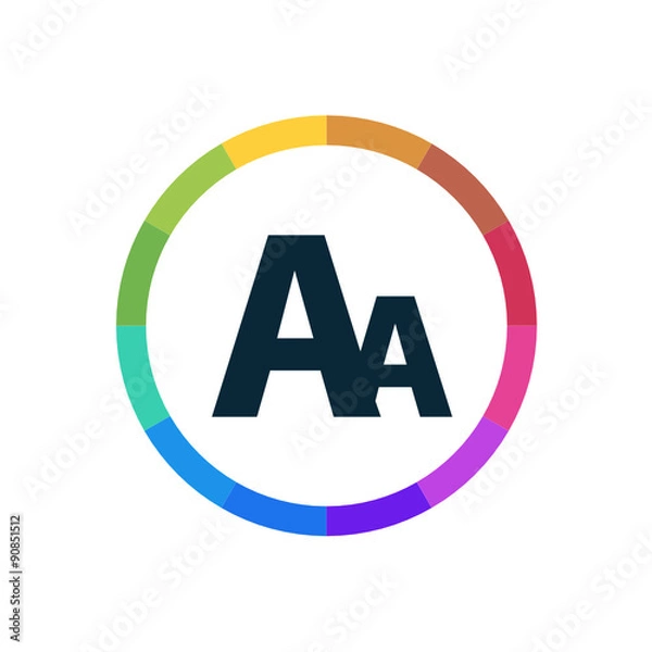 Fototapeta Modern Stylish App Icon