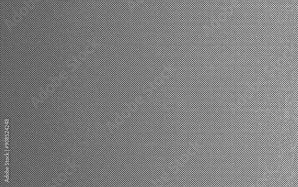 Fototapeta Grunge halftone gradient background. Faded grit noise texture. White and black sand wallpaper. Retro pixelated backdrop. Anime or manga style comic vector graphic design textured illustration