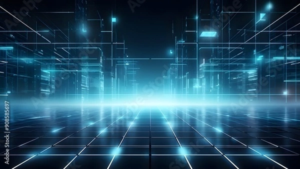 Obraz abstract technology background