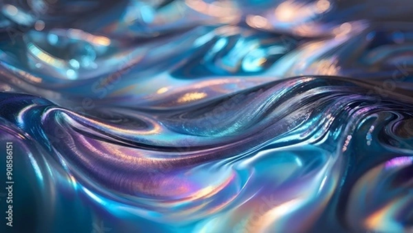 Fototapeta abstract background with waves