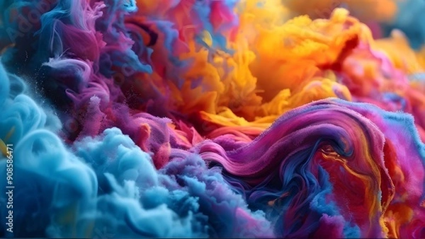 Obraz abstract colorful background with water