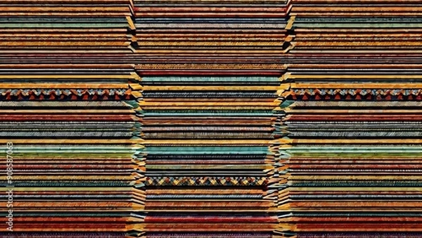 Obraz thai fabric texture background