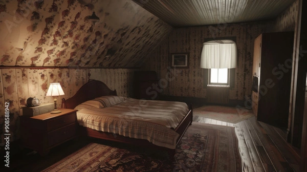Obraz The master's bedroom on the second floor
