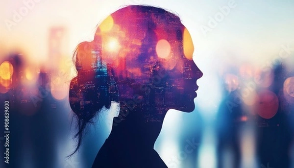Fototapeta Digital Transformation in Human Resources: Innovative Recruitment and Talent Acquisition Strategies for Modern Workforce. HR Professionals Leveraging Technology to Discover Top Talent in Digital Econo