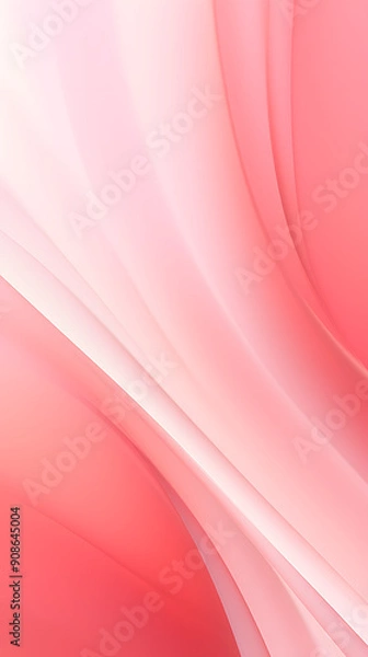 Fototapeta Digital pink red white gradient curve abstract graphic poster background
