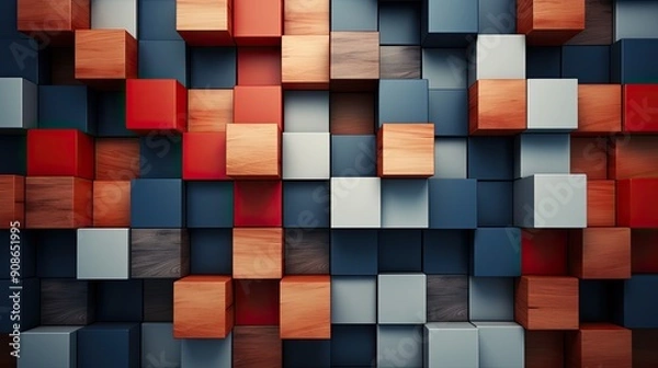 Fototapeta Abstract Geometric Pattern for Wallpaper and Backgrounds  
