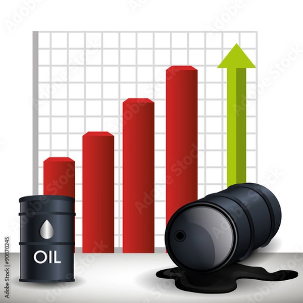 Fototapeta Oil industry design.