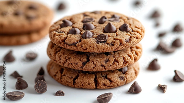 Obraz Cookies with chocolate chips
