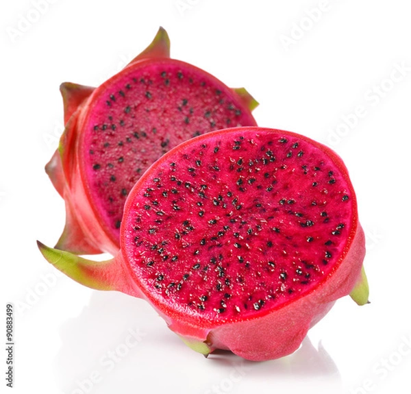 Obraz Dragon Fruit isolated against white background.