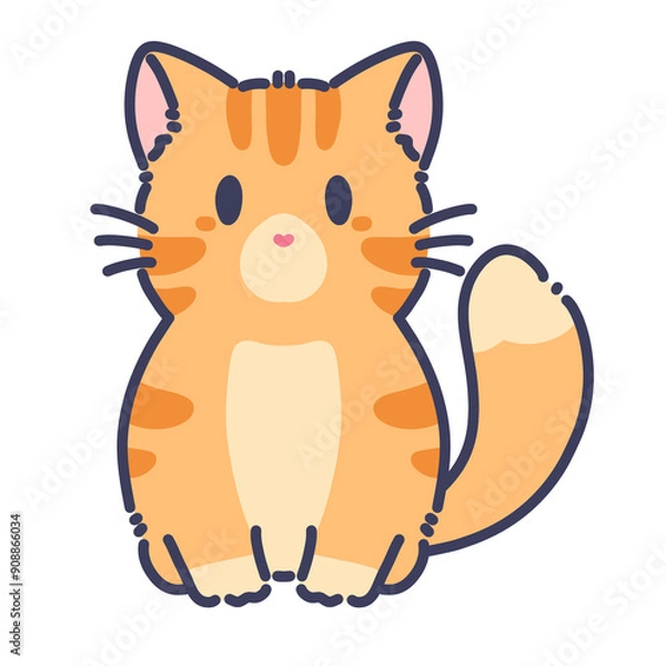 Obraz Orange cat cute