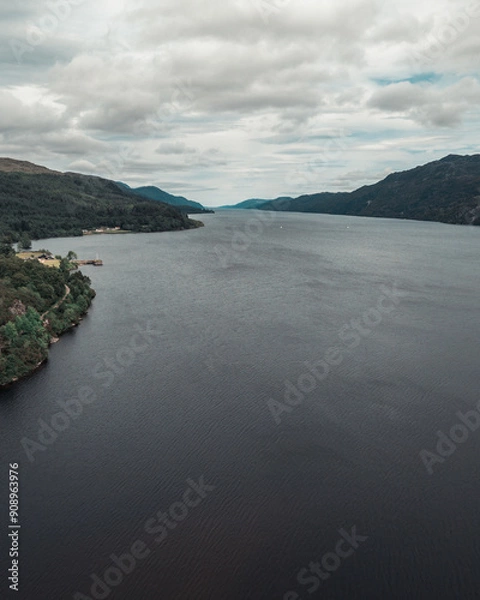 Obraz Loch Ness - Bird view