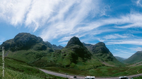 Fototapeta Scottish Highlands - Three Sisters of Glencoe