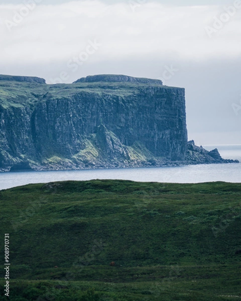 Obraz scottish Rock formation, view from Broch of Dun Beah