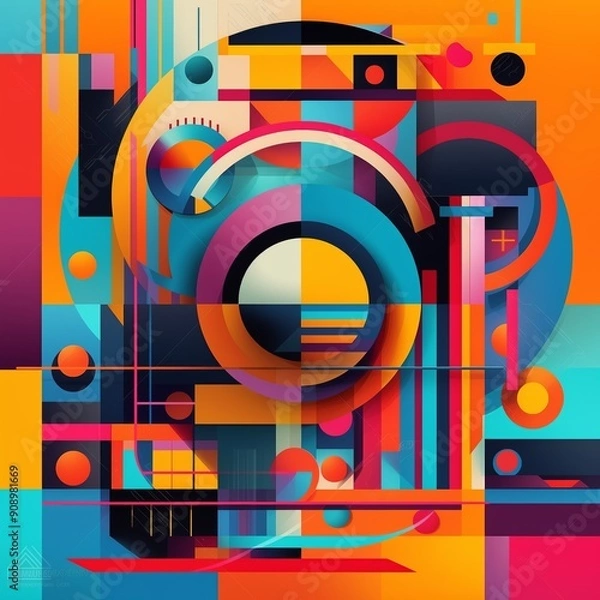 Fototapeta Abstract Geometric Patterns