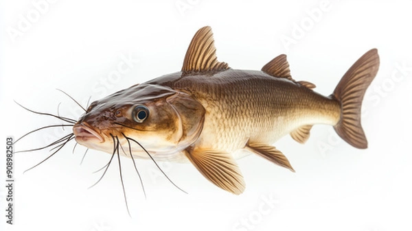 Obraz ナマズ 白背景